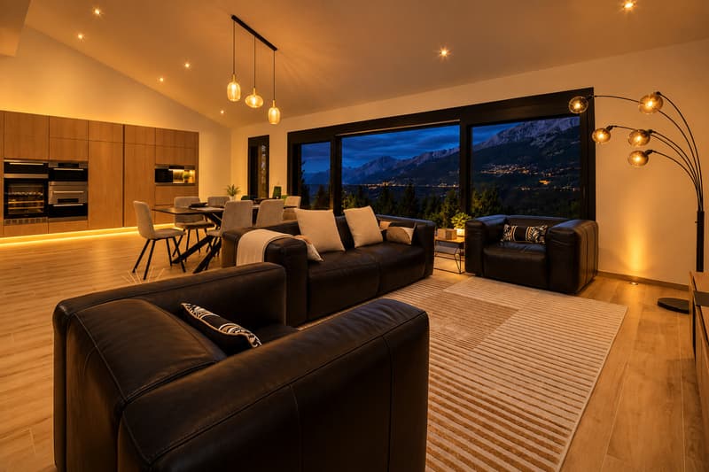 Chalet moderne - dégagement exceptionnel - budget 2-4 mios (2)