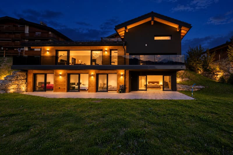 Chalet moderne - dégagement exceptionnel - budget 2-4 mios (1)