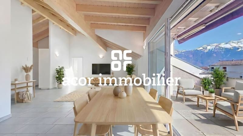 Grand appartement 4,5 pces - Attique - Idéalement situé ! (1)