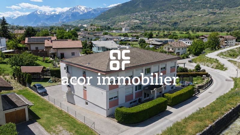 Réchy - 4½ room apartment with large garage box (1)