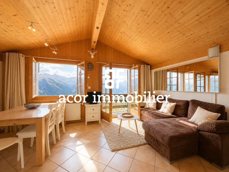 Charmant chalet mitoyen de 3½ à Haute-Nendaz (2)