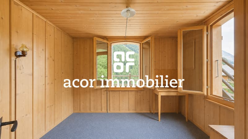 Chalet de caractère à réinventer dans un cadre alpin exceptionnel (2)