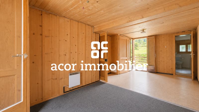 Chalet de caractère à réinventer dans un cadre alpin exceptionnel (5)