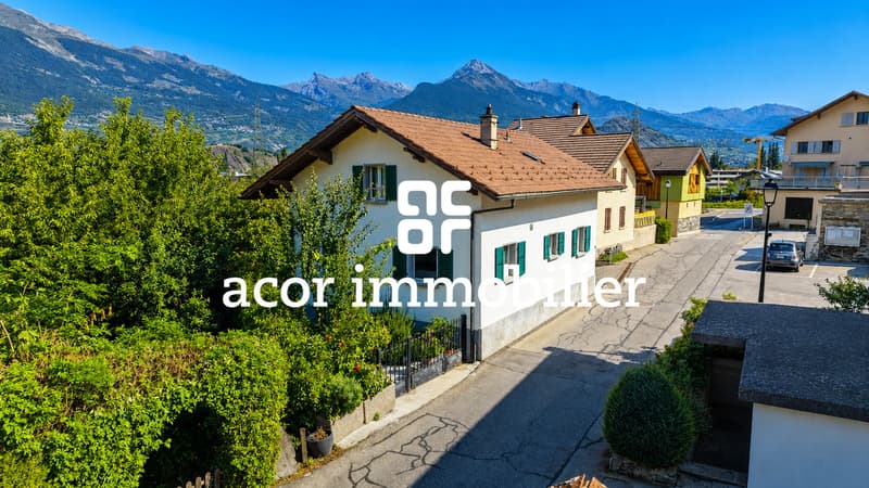 Maison pleine de charme avec jardin à Aproz (1)