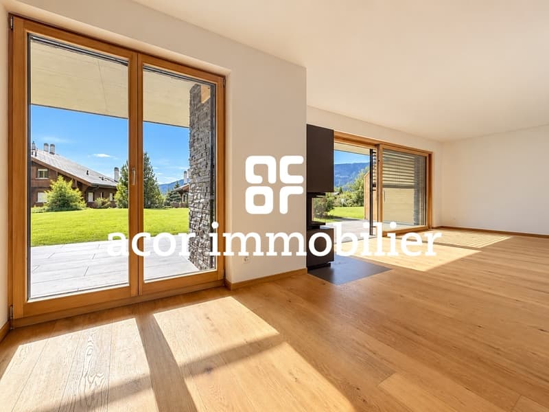CRANS-MONTANA - 4,5 PIÈCES NEUF DE 223 M² - IMMENSE TERRASSE & JARDIN (6)