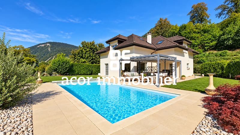 Villa de 6,5 pièces avec piscine chauffée face aux Dents-du-Midi (1)