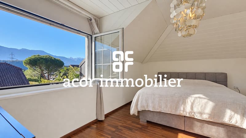 Villa de 6,5 pièces avec piscine chauffée face aux Dents-du-Midi (7)