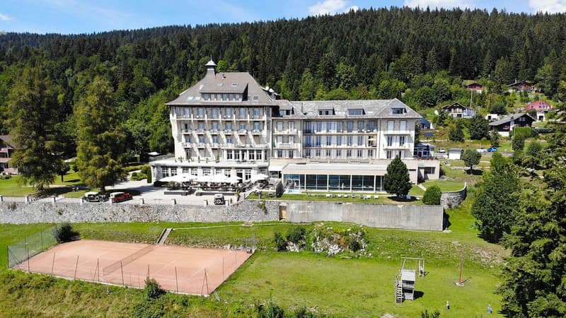 Grand Hôtel des Rasses vue plein sud