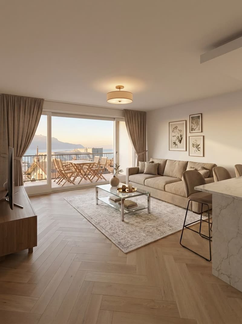 Appartement prestige avec vue lac au coeur de Montreux (1)