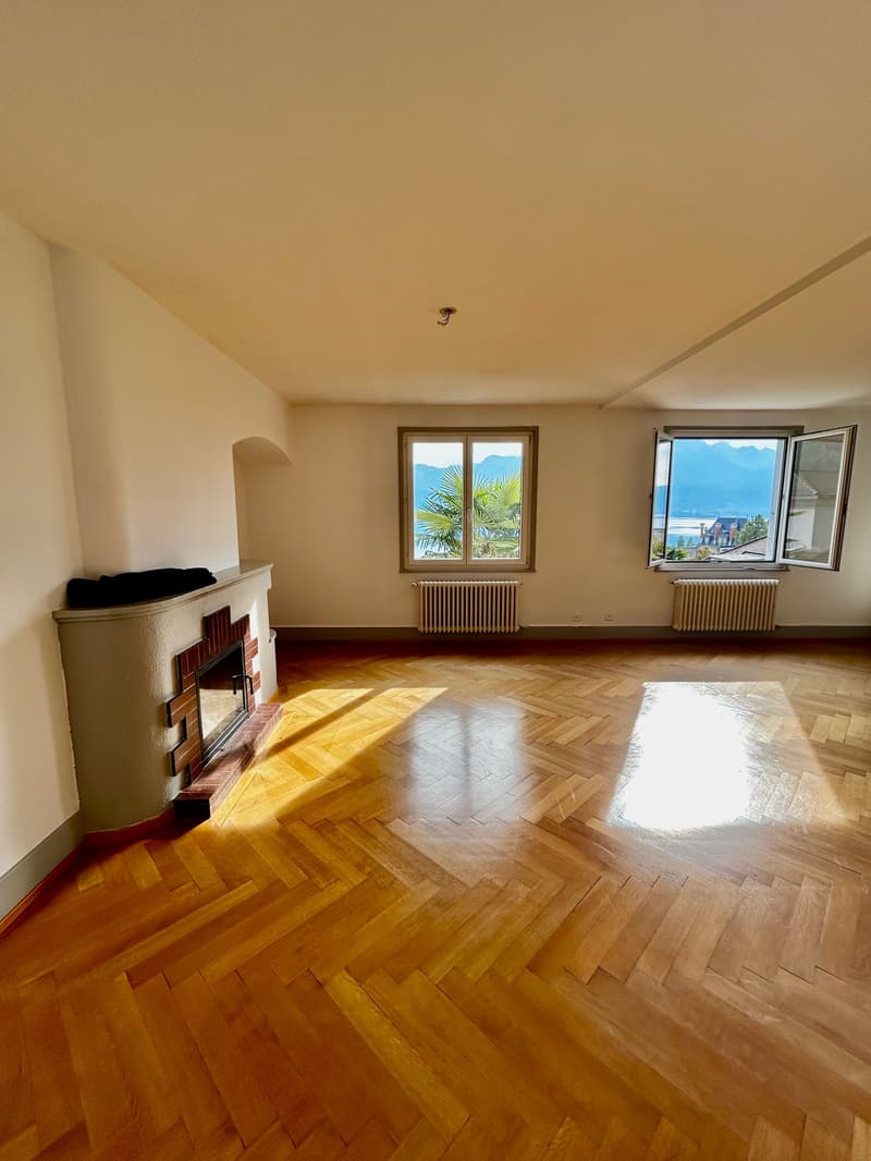 Appartement de charme avec vue panoramique sur le lac à Montreux (3)