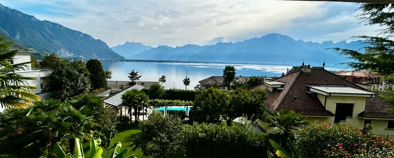 Appartement de charme avec vue panoramique sur le lac à Montreux (11)