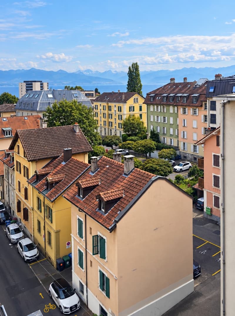 Duplex de 4,5 pièces avec grand terrasse panoramique - centre de Lausanne (10)