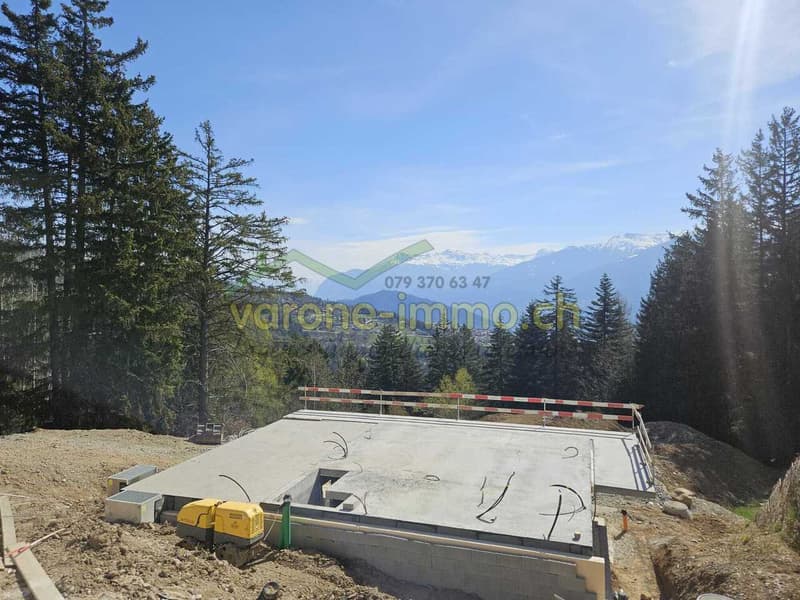 Chalet en cours de construction