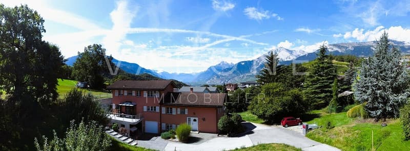 Panorama sud-ouest de la terrasse