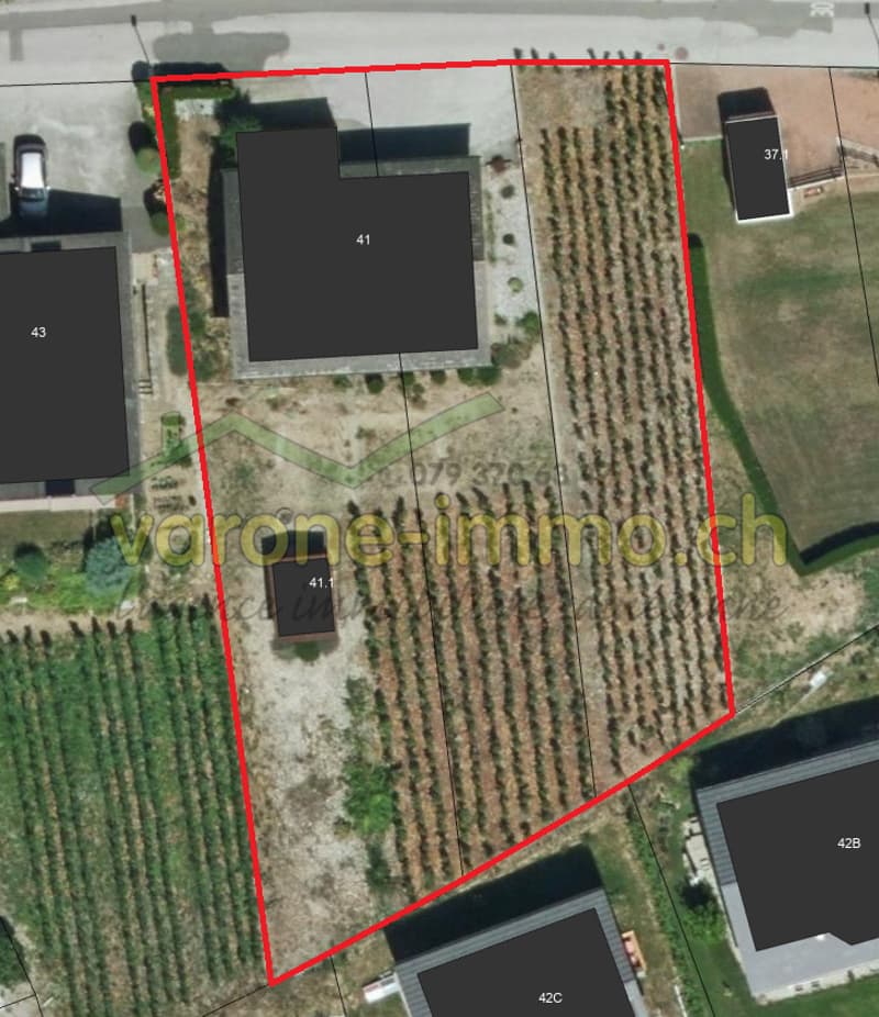 Variante parcelle complète à 1'191 m2