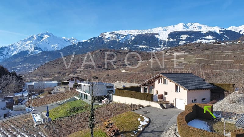 Vue de la villa