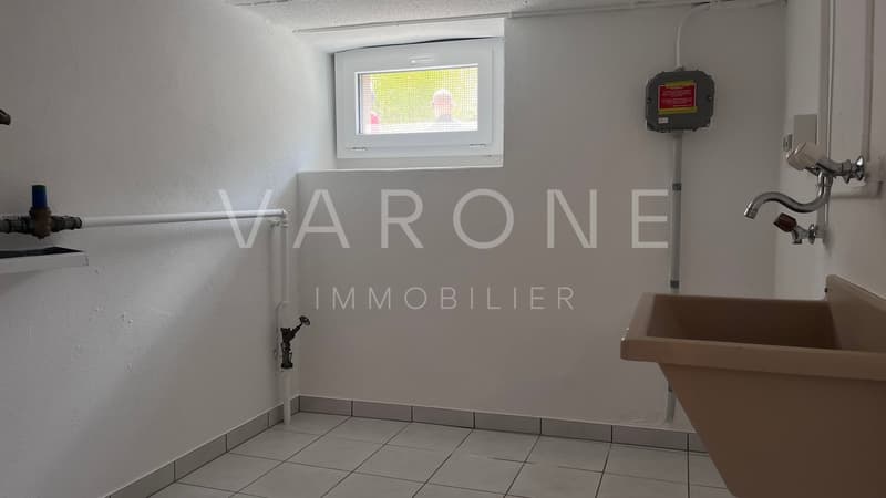 Buanderie au sous-sol