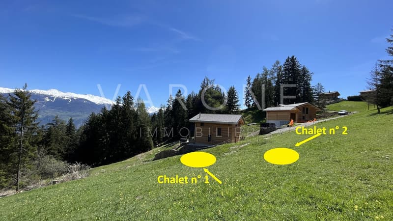 Implantation des chalets