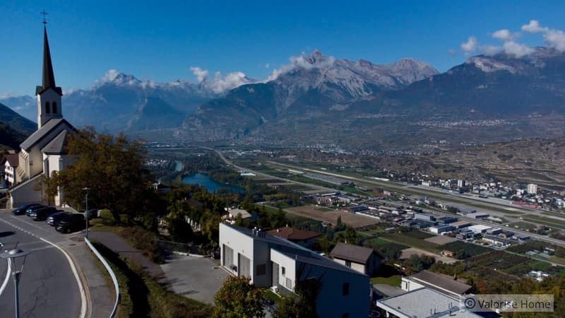 Panorama Ouest sur la plaine du Rhône