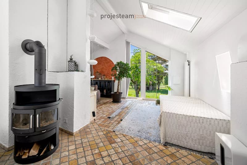 2 apartments 84m2 and 181m2, combined into a triplex in a renovated farm (2)