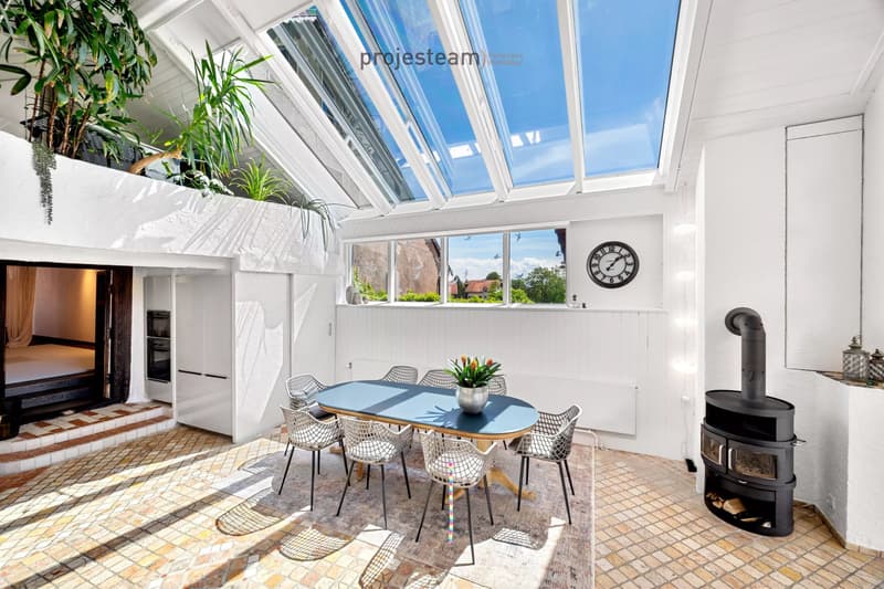 2 apartments 84m2 and 181m2, combined into a triplex in a renovated farm (7)