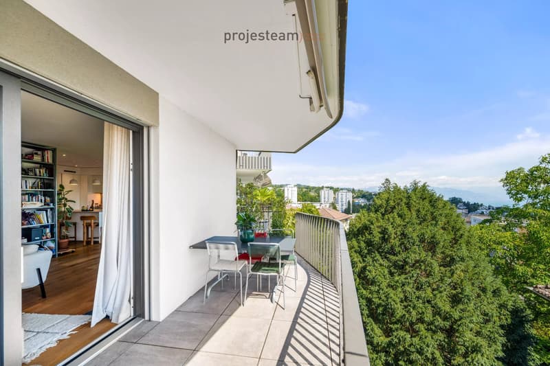 Lausanne ? La Sallaz | Elegant 4.5 rooms with lake view, terrace and high-quality amenities (11)