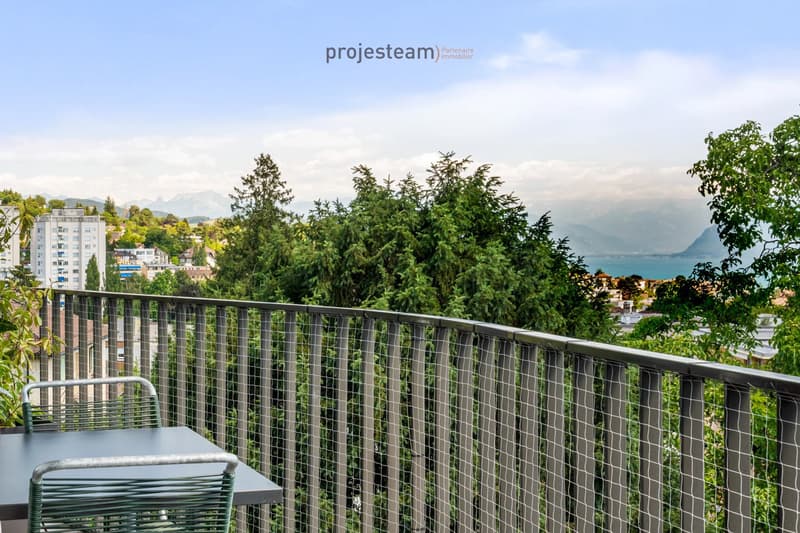 Lausanne ? La Sallaz | Elegant 4.5 rooms with lake view, terrace and high-quality amenities (8)