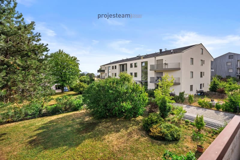 Appartamento con camino, ristrutturato con cura, ampio balcone a sud, in un ambiente verde e familiare (11)