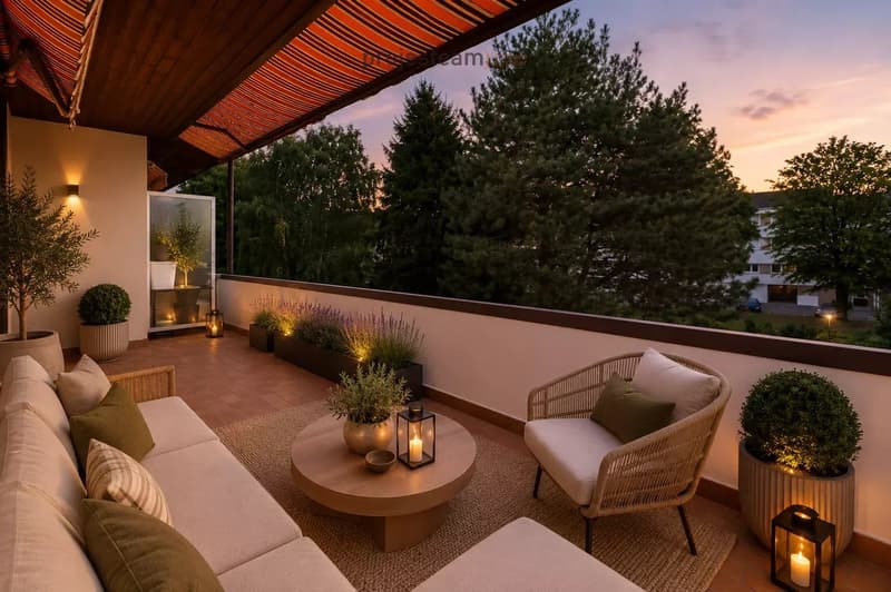 Appartement avec cheminée, rénové avec soin, grand balcon plein sud, dans un cadre verdoyant et familial (13)