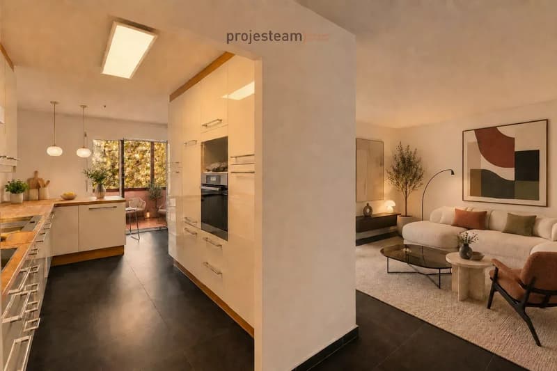 Appartement avec cheminée, rénové avec soin, grand balcon plein sud, dans un cadre verdoyant et familial (8)