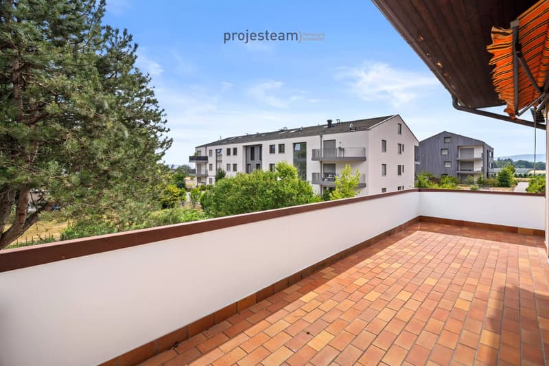 Appartamento con camino, ristrutturato con cura, ampio balcone a sud, in un ambiente verde e familiare (10)