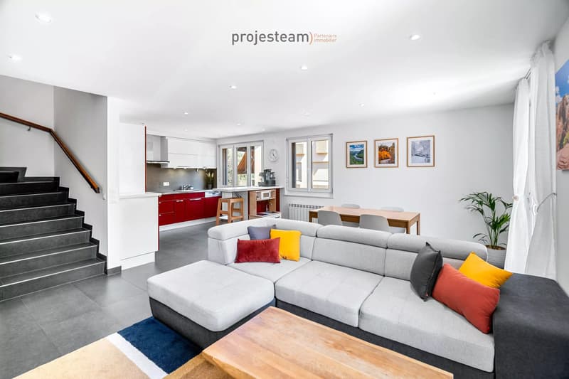 Magnifique duplex en attique de 4,5 pièces avec mezzanine à Chavannes-de-Bogis (1)
