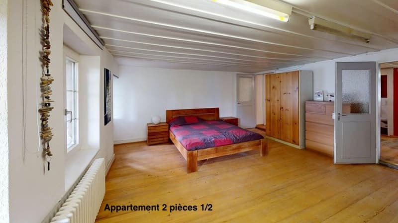 820 m² farm building with 3 apartments and 2 partially renovated barns, 8 km from Avenches and 25 km from Neuchâtel and Fribourg. (56)