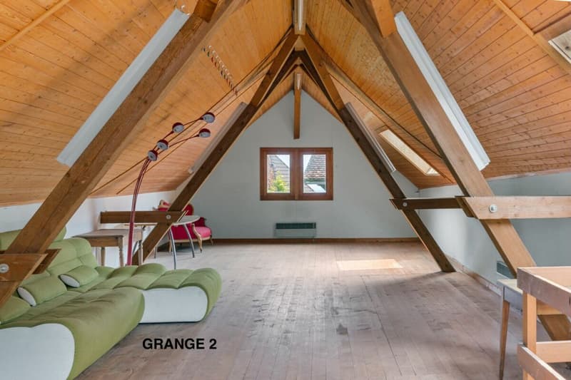 An 820 m² farm building with 3 apartments and 2 partially renovated barns, 8 km from Avenches and 25 km from Neuchâtel and Fribourg. (52)