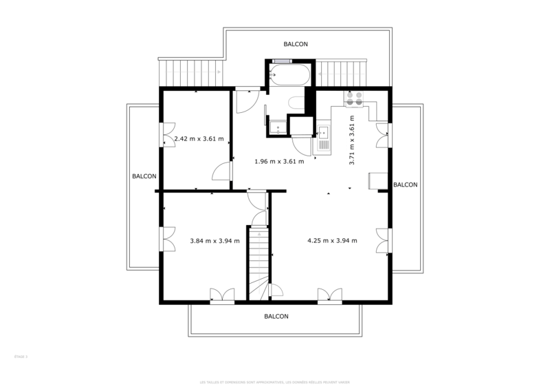 Petit immeuble locatif à 300 mètres du centre-ville (31)