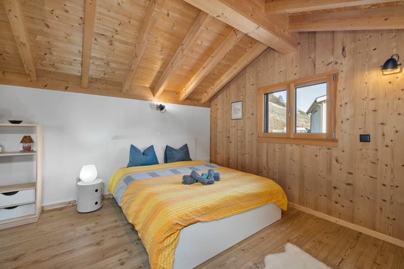 Charmante villa mitoyenne 3 pièces 1/2 de 110 m2 au coeur des vignes de Saillon (12)