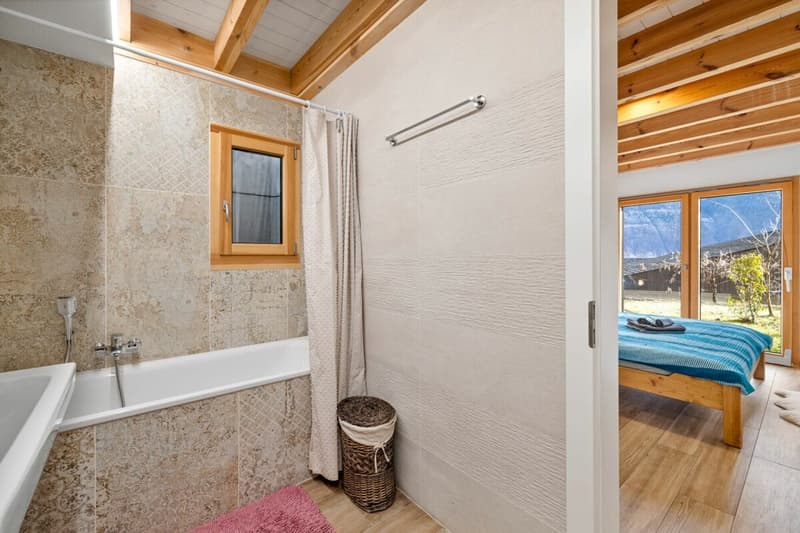Charmante villa mitoyenne 3 pièces 1/2 de 110 m2 au coeur des vignes de Saillon (5)