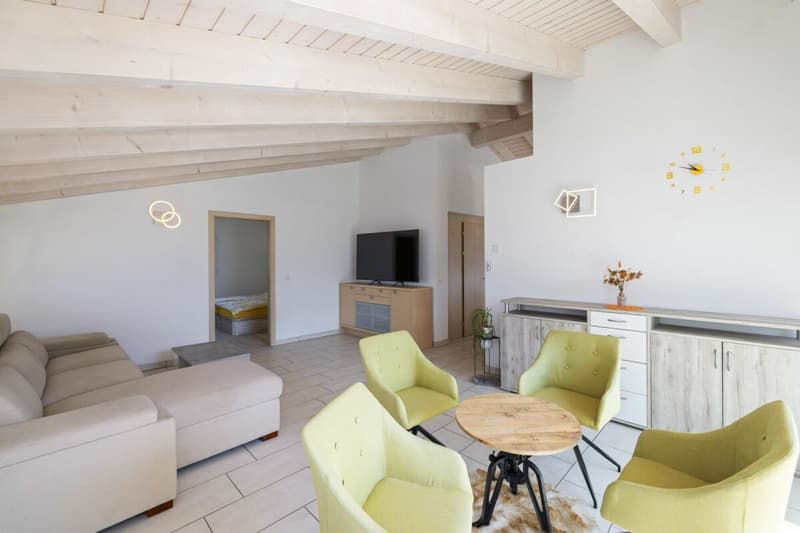 Spacieux attique de 4,5 pièces de 146 m2 bénéficiant d'une vue imprenable sur les Alpes (11)