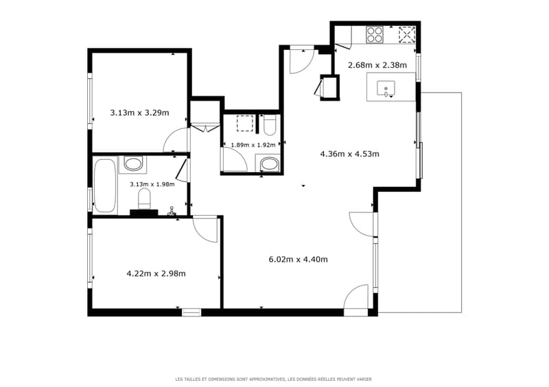 Spacieux 3 pièces 1/2 en rez-de-jardin de 107 m² (18)