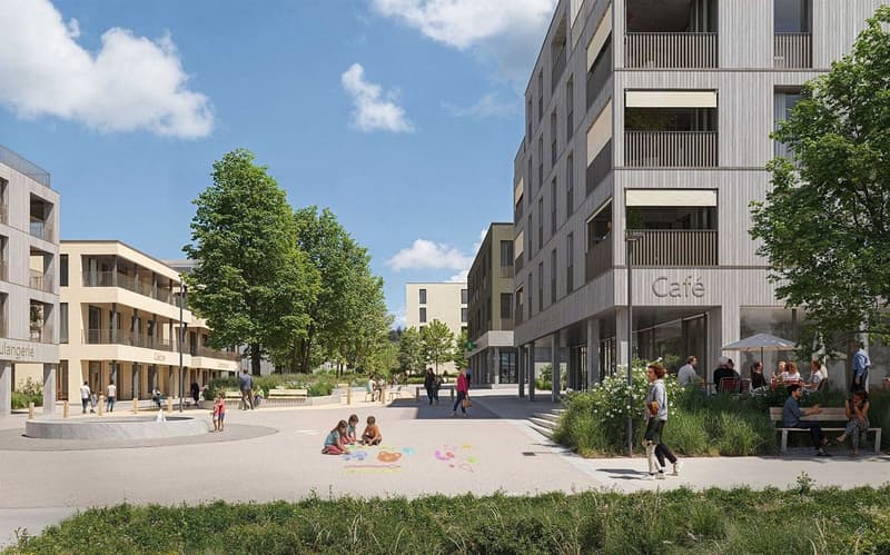 4.5 pièces avec 99 m² de terrasses : l'espace extérieur dont vous rêve (1)