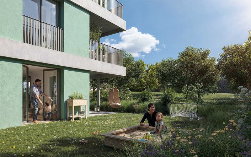 Appartement neuf de 4 1/2 pièces au dernier étage. (6)