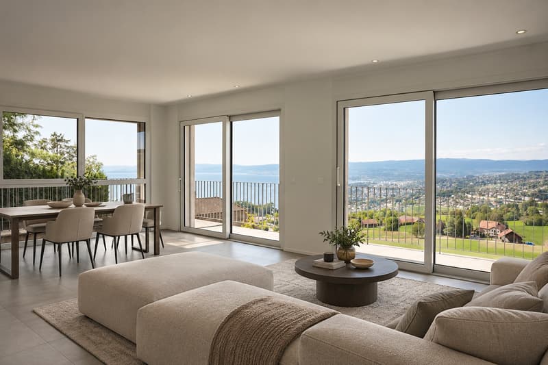 Entre lac et vignes : une villa moderne au charme irrésistible (1)