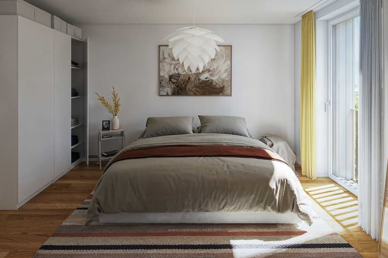 Leben Sie Raum und Serenität: 4,5 Zimmer mit Balkon (5)