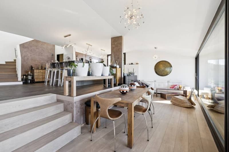 Duplex d'eccezione sospeso sopra il Lago di Ginevra (3)