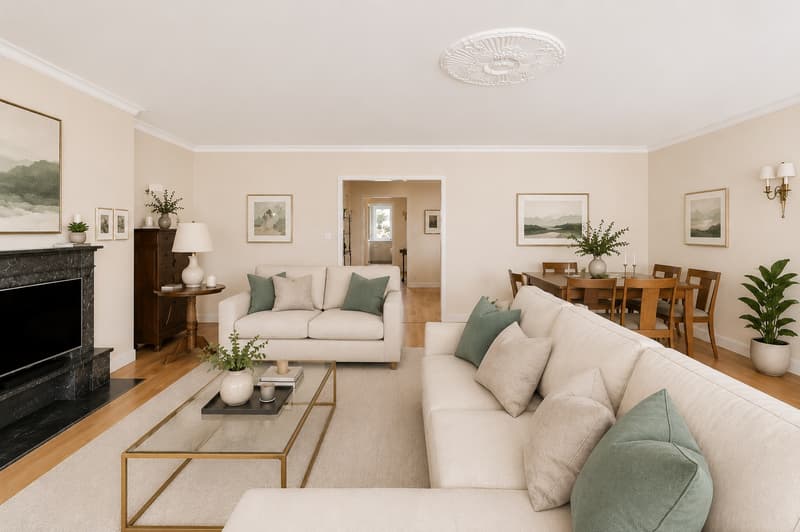 Spacious apartment to renovate in the center of Chailly (2)