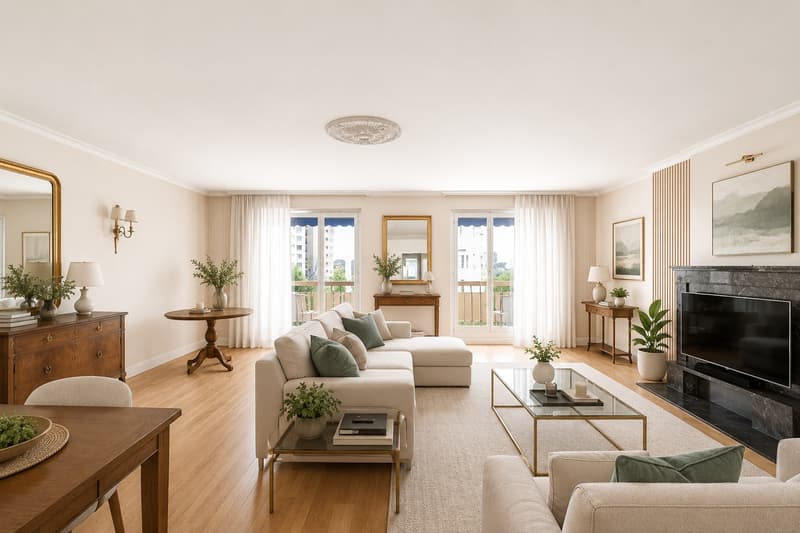 Spacious apartment to renovate in the center of Chailly (1)