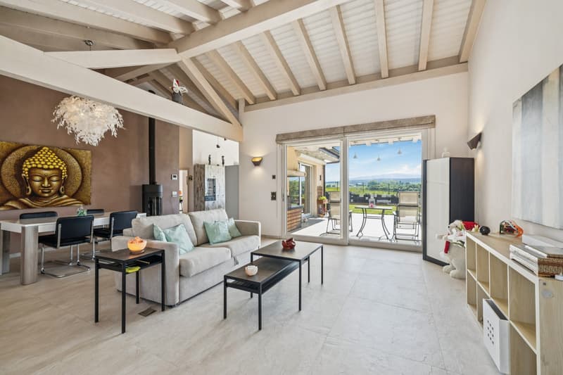 Villa contemporaine de standing avec vaste jardin et vue dégagée (5)