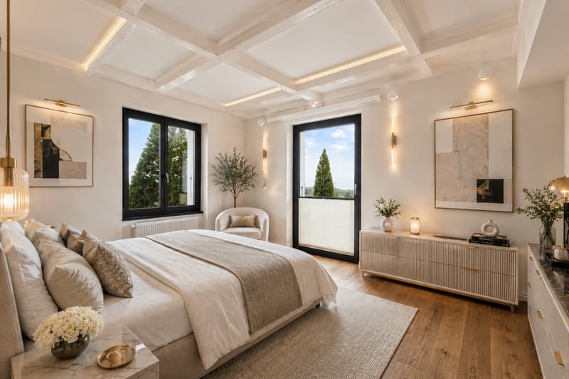 Individual villa in the heart of the vineyards with panoramic view of the lake (7)