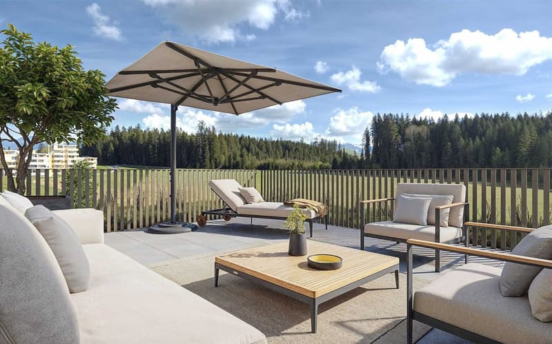 Permis en Force ! Vivez le charme du dernier 5.5 pièces avec terrasse (1)