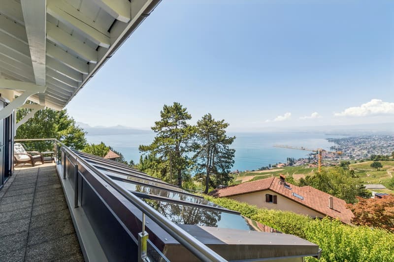 Una proprietà tra cielo, lago e vigne che offre un panorama eccezionale (11)